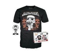 Funko Pop! & Tee: SW - Stormtrooper - Medium - Star Wars - T-Shirt - Clothes With Collectable Vinyl Figure - Gift Idea - Toys and Short Sleeve Top for Adults Unisex Men and Women - Movies Fans