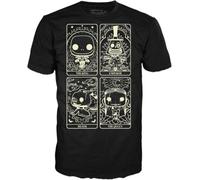 Funko Pop! Tee: the Nightmare Before Christmas - Tarot Card - (AD TEE) - Large - the Nightmare Before Christmas - T-Shirt - Clothes - Gift Idea - Short Sleeve Top for Adults Unisex Men and Women