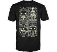 Funko Pop! Tee: the Nightmare Before Christmas - Tarot Card - (AD TEE) - XL - the Nightmare Before Christmas - T-Shirt - Clothes - Gift Idea - Short Sleeve Top for Adults Unisex Men and Women