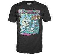 Funko POP! Tees: - Rick & Morty - Large - (L) - Rick & Morty - T-Shirt - Clothes - Gift Idea - Short Sleeve Top for Adults Unisex Men and Women - Official Merchandise Fans