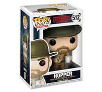 Funko POP! Television: Stranger Things - Jim Hopper With Donut - 1/6 Odds for Rare Chase Variant - Collectable Vinyl Figure - Gift Idea - Official Merchandise - Toys for Kids & Adults - TV Fans