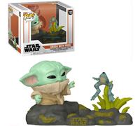 Funko Pop! Deluxe: Star Wars: The Mandalorian - Din Grogu (the Child, Baby Yoda) With Frog - Collectable Vinyl Figure - Gift Idea - Official Merchandise - Toys for Kids & Adults - TV Fans