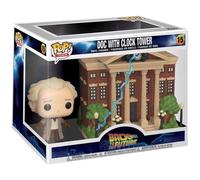 Funko POP! Town: BTTF - Dr. Emmett Brown - Doc With Clock Tower - Back to the Future - Collectable Vinyl Figure - Gift Idea - Official Merchandise - Toys for Kids & Adults - Movies Fans