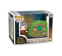 The Lord Of The Rings Bilbo Baggins with Bag-End (Pop Town!) Vinyl Figurine 39 Funko Pop! multicolour Onesize