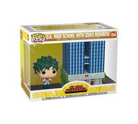 Funko Pop! Town: My Hero Academia (MHA) - Izuku Midoriya - (MHA) - U.A. High School With Deku In Uniform - Collectable Vinyl Figure - Gift Idea - Official Merchandise - Toys for Kids & Adults