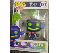 Funko Pop Trolls World Tour King Trollex Pop Movies Vinyl Figure #881New