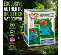 Funko Pop Venusaur # 1158 Pokemon Premium Vinyl Figure Anime Games UK Exclusive