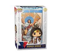 Funko Pop! Vinyl Comic Cover: Wonder Woman 80th - Wonder Woman - (Rebirth) on Throne - DC Comics - Collectable Vinyl Figure - Gift Idea - Official Merchandise - Toys for Kids & Adults