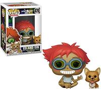 Funko POP! Vinyl: Cowboy Bebop: Edward Wong Hau Pepelu Tivrusky IV & Ein, Multi - Collectable Vinyl Figure - Gift Idea - Official Merchandise - Toys for Kids & Adults - Anime Fans