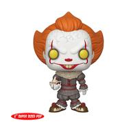 Funko Pop! Movies: IT: Chapter 1- 10" Pennywise With Boat - It - Collectable Vinyl Figure - Gift Idea - Official Merchandise - Toys for Kids & Adults - Movies Fans - Model Figure for Collectors