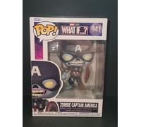 Funko POP! Marvel - What If - Zombie Captain America - Marvel What If - Collectable Vinyl Figure - Gift Idea - Official Merchandise - Toys for Kids & Adults - TV Fans - Model Figure for Collectors