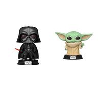 Funko POP! Vinyl: Obi-Wan Kenobi - Darth Vader - Star Wars Obi-Wan & POP! Star Wars: Mandalorian - Grogu - The Mandalorian