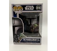 Funko Pop Vinyl Star Wars The Mandalorian with Grogu 818 Figure UK NEW