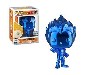 Funko POP! Vinyl Super Saiyan Vegeta Blue Chrome #154 NYCC Exclusive 2018