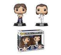 Funko 46770 POP Vinyl Wars-2PK Star Wars 2PK Han Leia Collectible Toy, Multicol