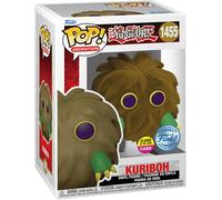 Funko Pop Yu Gi Oh Kuriboh Flocked #1455 Pop Exclusive Edition - Yugioh Figures - Glow in the Dark