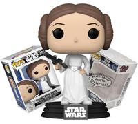 Funko Princess Leia with Hair Buns and Blaster #595/67535 + ToyBop Protector: Star Wars Classics Retro Pop! Figure (Bundled with Pop Protector Case Box Gift Set)