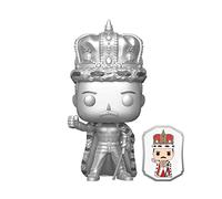 Funko Queen King Freddie Mercury Platinum Exclusive Pop! with Pin 184