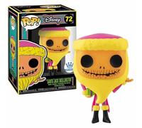 Funko Santa Jack Skellington Blacklight Exclusive #72 Protector and Box Include,small 3.75 in