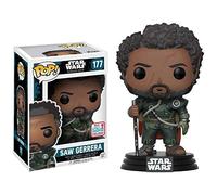 FC EXCLUSIVE STAR WARS SAW GERRERA WITH HAIR 3.75" POP VINYL FIGURE FUNKO 177
