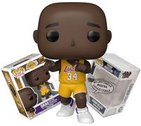 Funko Shaquille O'Neal - Shaq Lakers 2000 WCF Celebration + Pop Protector: NBA Legends Pop! Basketball Vinyl Figure (Gift Set Bundled with ToyBop Brand Box Protector Collector Case)