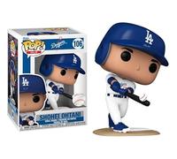 Funko Shohei Ohtani Hitting Ball + Pop Protector: Dodgers Home Jersey Pop! MLB Vinyl Figure (Gift Set Bundled with ToyBop Brand Box Protector Collector Case)