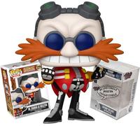 Funko Sonic the Hedgehog Dr Eggman Robotnik Skeleton + ToyBop Pop Protector | Halloween Pop! Games Vinyl Figure (Bundled with Pro-DLX Clear Collector Case Box Collectible Gift Set) UV Scratch-Resistant
