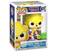 POP Funko 65259 ! Games: Sonic The Hedgehog - Super Sonic First Appearance (Summer Convention 2022 Glow in the Dark Exclusive) #877, Grey, One Size