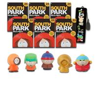 Funko South Park Mini Figures Blind Bags - 6 Collectible Figurines in Blind Bags Plus Bookmark - South Park Party Favors Set
