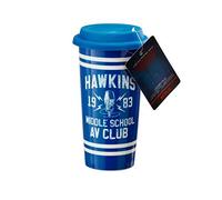 Funko ST05995 Stranger Things Unisex's ST05995 Ceramic Lid Cup, Multi-Coloured, One Size