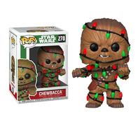 Funko POP! Bobble: Star Wars - Holiday Chewbacca with Lights