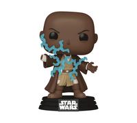 Funko Star Wars Episode III Mace Windu Force Lightning Glow in The Dark Pop Vinyl Exclusive Figure 788