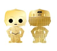 Funko Star Wars Pop! C3PO Lrg Enamel Pin-JO - C-3PO - Star Wars Enamel Pins - Cute Collectable Novelty Brooch - for Backpacks & Bags - Gift Idea - Official Merchandise - Movies Fans