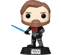 Funko Star Wars: The Clone Wars OBI-Wan Kenobi Mandalorian Armor Pop! Vinyl Figure #599 - Entertainment Earth Exclusive, Blue