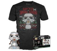 Funko Stormtrooper Christmas Short Sleeve T-shirt Black L Kids