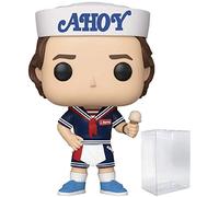 Funko Stranger Things - Steve with Ahoy Hat & Ice Cream Pop! Vinyl Figure (Includes Compatible Pop Box Protector Case)