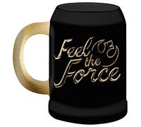 Funko SW05363 Star Wars EPVIII The Last Jedi: Basic Stein: Gold Feel The Force, Ceramic, Black, 11 x 16 x 14 cm