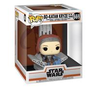 Funko The Mandalorian Star Wars Deluxe Bo Katan Withthrone Figure