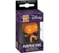 Funko Pop! Keychain: Disney the Nightmare Before Christmas 30th - Pum Packin Kingpkin King - Disney: the Nightmare Before Christmas Novelty Keyring - Collectable Mini Figure - Stocking Filler