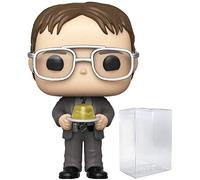 Funko The Office - Dwight Schrute with Gelatin Stapler Pop! Vinyl Figure (Bundled with Compatible Pop Box Protector Case)