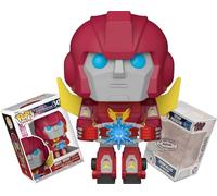 Funko Transformers - Hot Rod with Matrix + Pop Protector: Pop! Retro Toys Vinyl Figure (Gift Set Bundled with ToyBop Box Protector Collector Case)