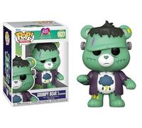 Funko Universal Monsters x Care Bears + Pop Protector: Retro Haloween Pop! TV Animation Figure (Gift Set Bundled with ToyBop Brand Protector Case) (Grumpy Bear as Frankenstein #1627/81536)