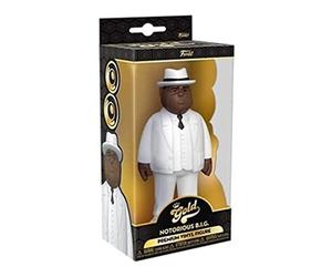 Funko Vinyl Gold 5": Biggie Smalls - Notorious BIG - White Suit - Collectable Vinyl Action Figure - Birthday Gift Idea - Official Merchandise - Ideal Toy for Music Fans - for Your Collection
