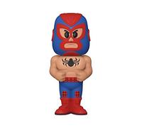 Funko Vinyl SODA, Luchadores, Spider, Man, Metallic, 1/6 Odds for Rare Chase Variant, Marvel Comics, Collectable Vinyl Figure, Gift Idea, Official Merchandise, Toys for Kids & Adults