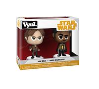 Funko Vynl: Star Wars - Han Solo & Lando Calrissian Vinyl Figure 2-Pack | Official Collectible | Window Box Packaging
