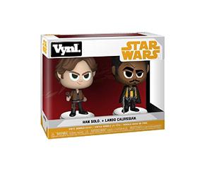 Funko Vynl: Star Wars - Han Solo & Lando Calrissian Vinyl Figure 2-Pack | Official Collectible | Window Box Packaging