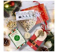 FunkOn Christmas Eve Box Filler Set - Santa’s Magic Key, Magical Reindeer Food & Santa’s Lost Button - Kids Xmas Tradition with Checklist & Rudolph Charm