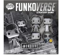 Funkoverse Universal Monsters Strategy Board Game for 2-4 Players - Includes 4 Funko POP! Figures - Chase Limited Edition
