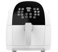 FUNKY Air Fryer, 1700W, 5.5L basket, 12 preset programmes and sensor touch control panel, 60 minute timer, 80 to 200 degrees - White
