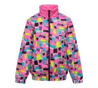 Funky Alps Disco Ski Jacket 80s Neon Print Winter Jacket Waterproof and Windproof Unisex Print Size S-XXL, Print, L